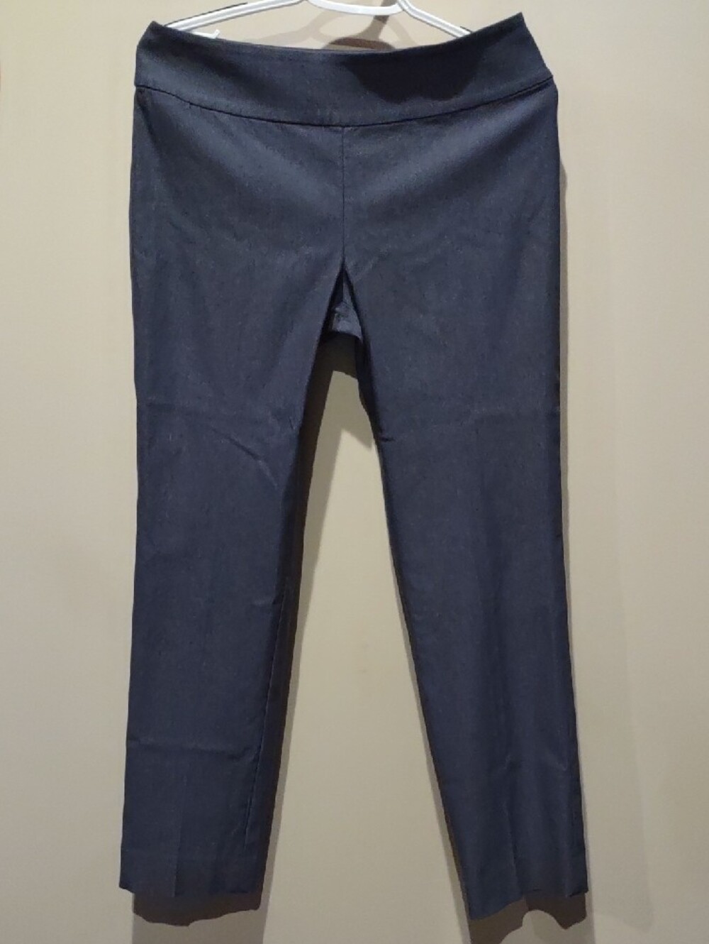 Nic And Zoe Wonder Stretch Dark Indigo Slim Ponte Pants Dress Career Stretch 8 - Picture 2 of 8